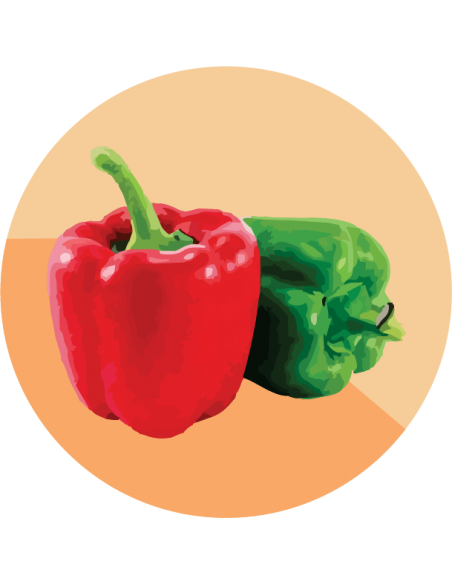 MORRÓN DE 4 CASCOS California Wonder