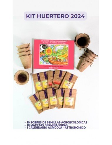 KIT HUERTERO - CALENDARIO 2024